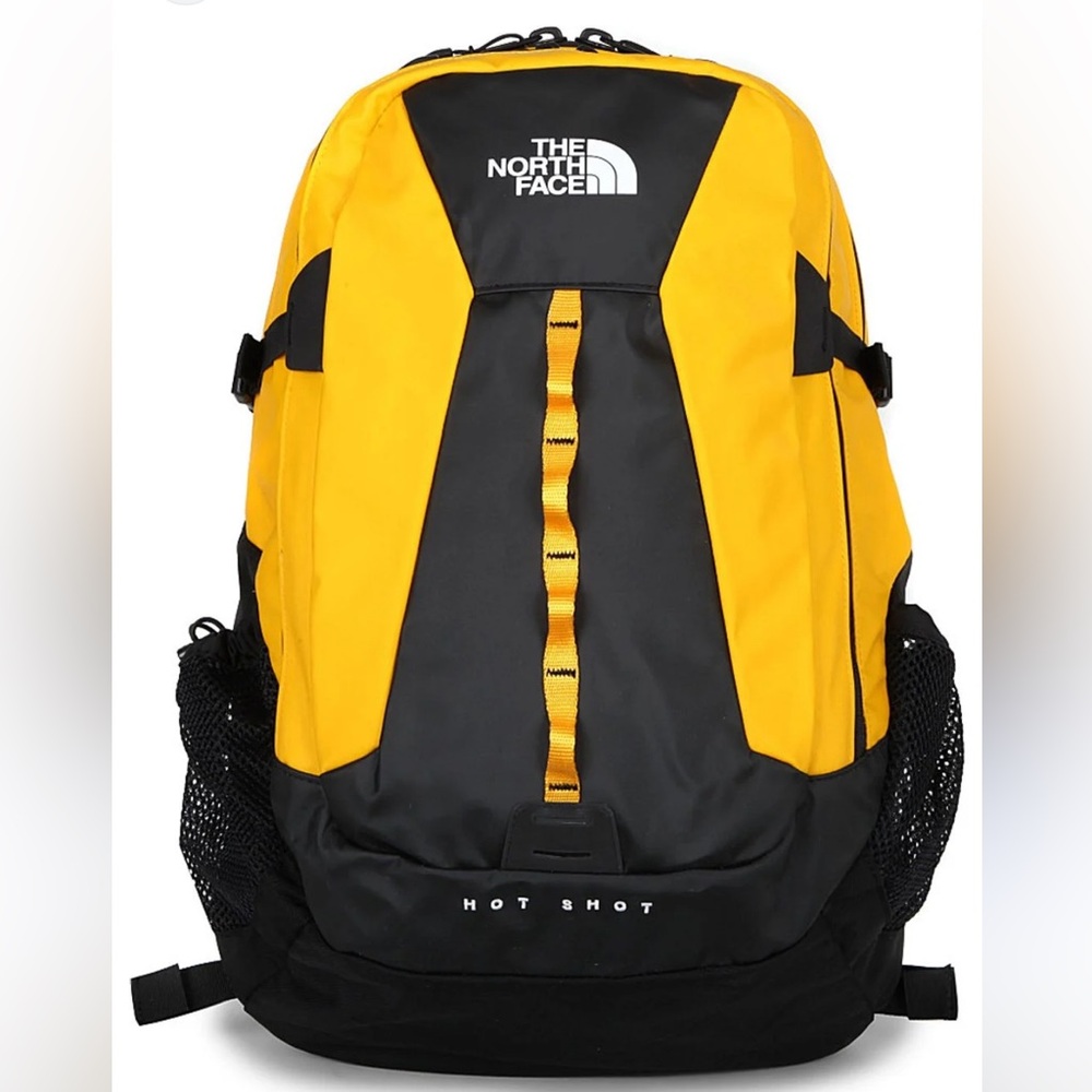 Northface hot shot yellow back pack